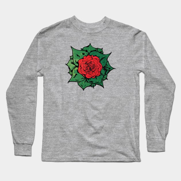 First Rose. Long Sleeve T-Shirt by verteuxapparel